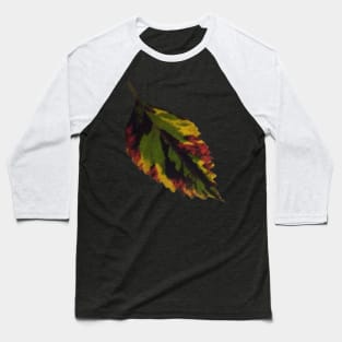 vintage colorful floral artwork, antique leaves art floral Baseball T-Shirt